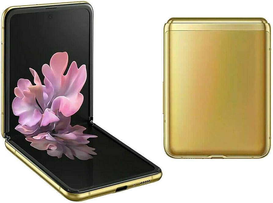 Galaxy Z Flip ゴールド 256GB SM-700N New Samsung Galaxy Z Flip 256GB 8GB RAM 4G LTE Smartphone Mirror